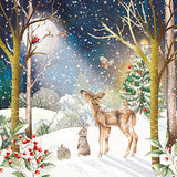 Cartes de Noël - 10 cartes - Fable Moonlight / Fable Christmas Tree