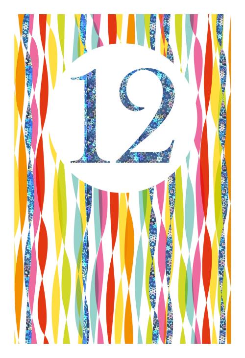 Age 12 - 12th Birthday - Twisted Ribbon from Nigel Quiney Publications ...