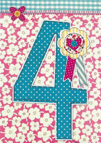 Age 4 - 4th Birthday - Rosette