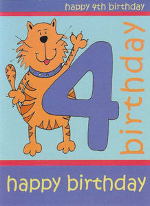 Age 4 - 4th Birthday - Happy 4th Birthday