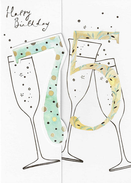 Age 75 - 75th Birthday - Swish Seventy Five