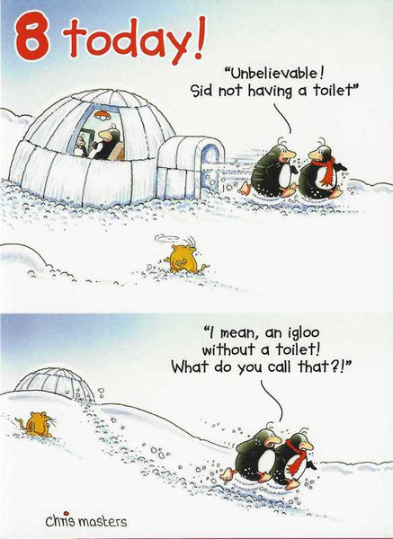 Age 8 - 8th Birthday - No Toilet