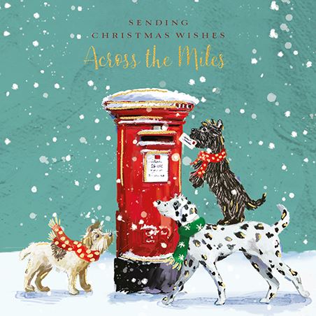 Ling Design Christmas Card - Across The Miles - Christmas Post, English Christmas Cards in France