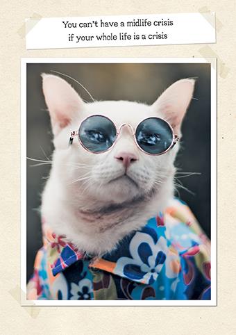 Humour Card - Midlife Crisis from The Art Group, English cards in France