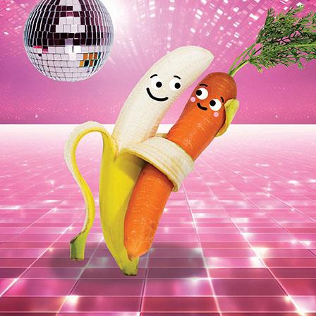 Blank Card - Strictly Veg Dancing from The Art Group, English cards in France