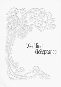Wedding Acceptance Card - Garland