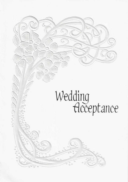 Wedding Acceptance Card - Garland