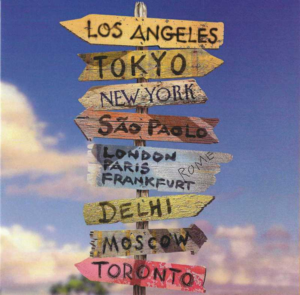 Leaving / Goodbye Card - Signposts with Multiple Destinations
