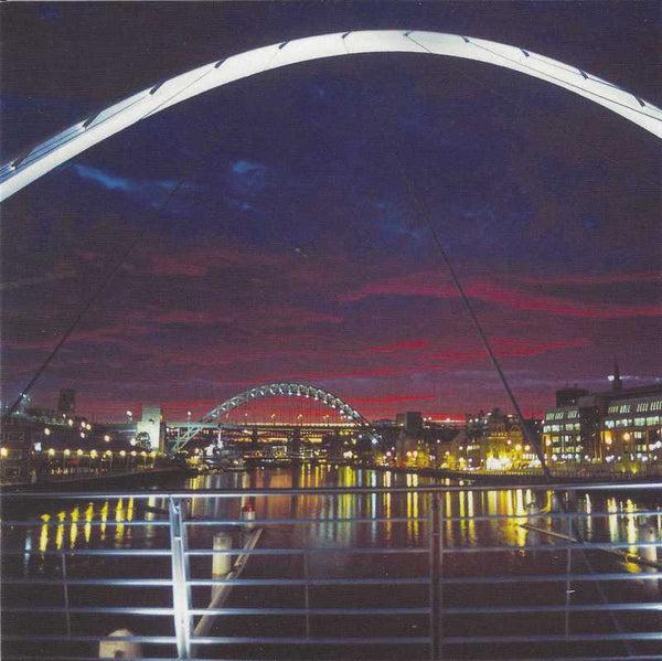 Blank Card - Millennium and Tyne Bridges