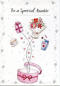 Auntie Birthday - Cascade from Ling Design Ltd, English Cards in France