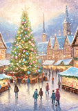 Charity Christmas Cards - 20 Bumper Box - Village from The Great British Card Company, Charity Christmas Cards in France, English Christmas Cards in France