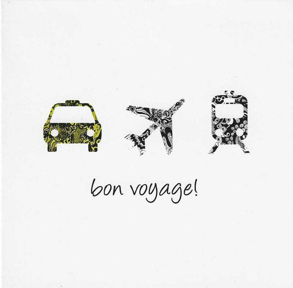 Leaving / Goodbye Card - Plane Trains and Automobile