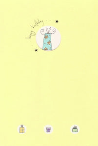 Bithday Cards - Pack of 6 - Window Present