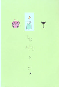 Birthday Cards - Pack of 6 - Birthday Candle