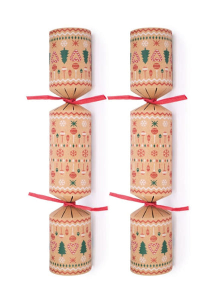 Christmas Crackers - Kraft Bauble 11 inch Charity Christmas Crackers from Heart and Soul Studio Celebration Crackers, Christmas Crackers in France, Crackers de Noel, Petards de Noel en France, Diablotins en France