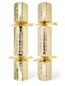 Heart and Soul Studio Celebration Christmas Crackers - Golden Botanical 12 inch Christmas Crackers, Christmas Crackers in France, Crackers de Noel, Petards de Noel en France, Diablotins en France