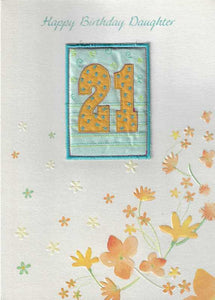 Daughter 21st Birthday - Embroidered