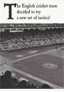 Humour Card - Cricket