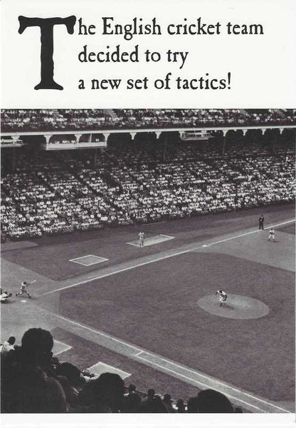 Humour Card - Cricket