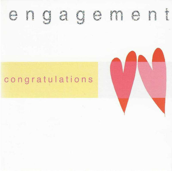 Engagement Card - 2 Hearts