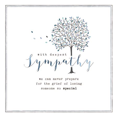 Sympathy Card - Tree