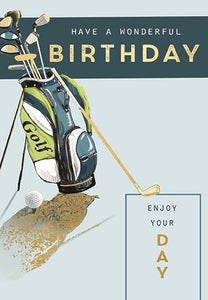 Birthday Card - Time For Golf from Talking Pictures, English Cards in France