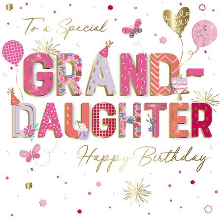 Talking Pictures Granddaughter Birthday - Special Granddaughter