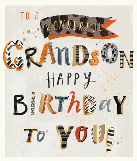Ling Design Grandson Birthday - Happy Birthday To You
