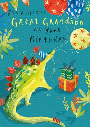 Ling Design Great-Grandson Birthday - Party Steggy
