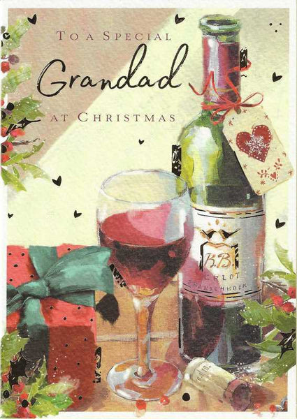 Christmas Card - Grandad - Merry Christmas