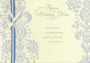 Wedding Card - As You Renew Your Wedding Vows