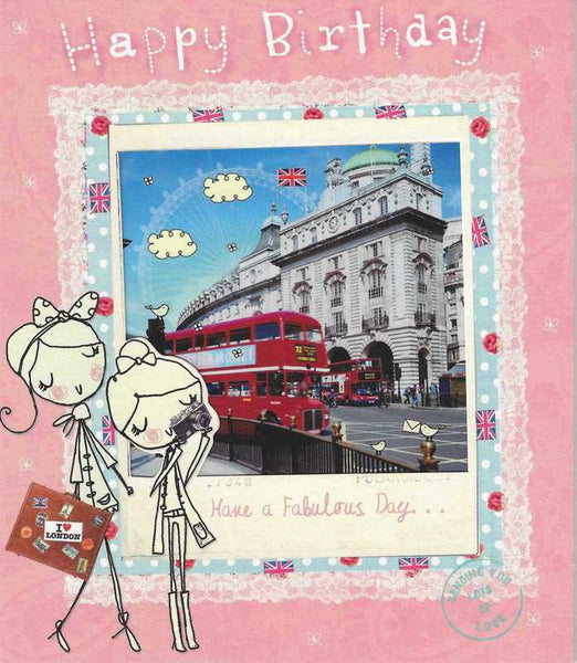 Birthday Card - London Bus