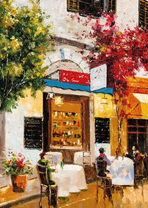 Ling Design Birthday Card - Street Cafe