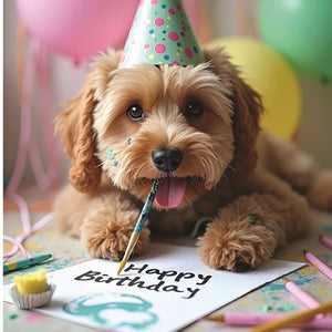 Birthday Card - Time To Paw-Ty from Ling Design Ltd, English Cards in France