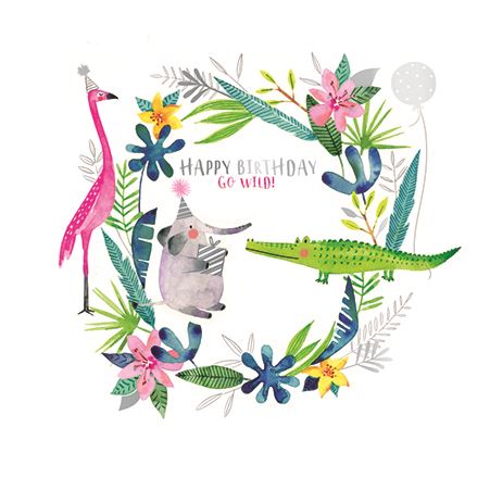 Ling Design Children's Birthday Card - Party In The Jungle