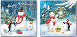 Cartes de Noël - 12 cartes de Noël de luxe - La magie de Noël
