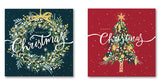 Ling Design Christmas Cards - 8 Luxury Cards - Merry Christmas, English Christmas Cards In France