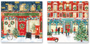 Ling Design Christmas Cards - 8 Luxury Cards - Night Before Christmas, English Christmas Cards In France