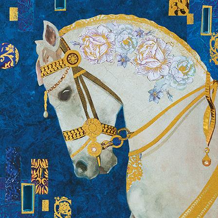 Blank Card - Royal Horse from Paper Rose, English cards in France