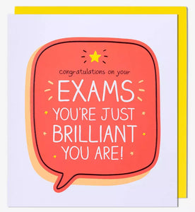 Congratulations Card - Exams - Congratulations On Your Exams from Pigment Productions, English Cards in France