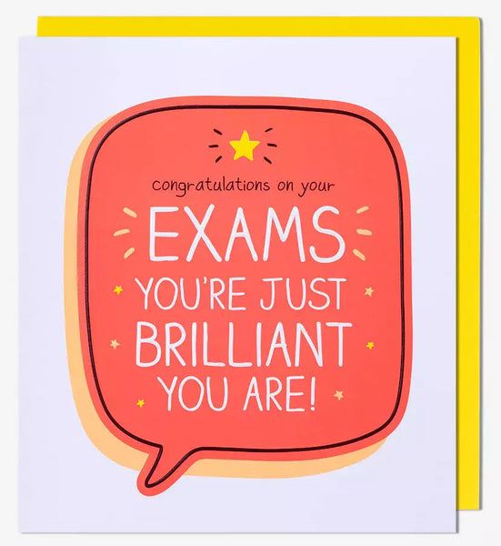 Congratulations Card - Exams - Congratulations On Your Exams from Pigment Productions, English Cards in France