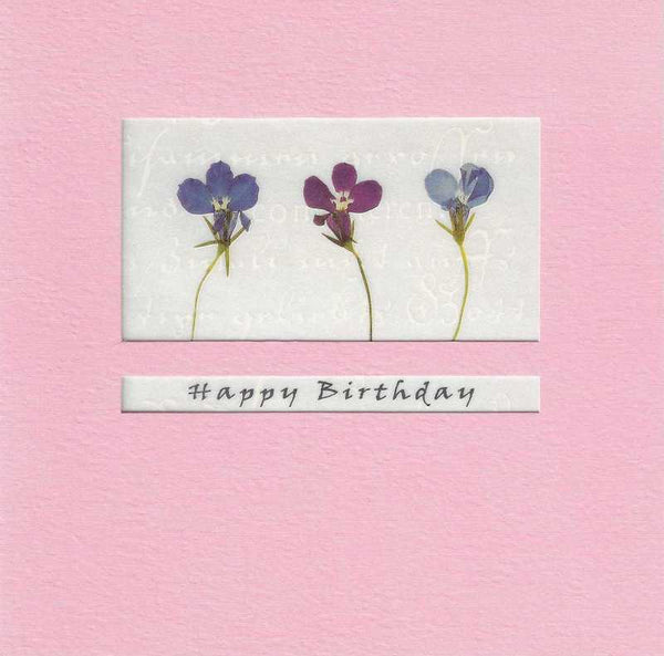 Birthday Card - Lobelia