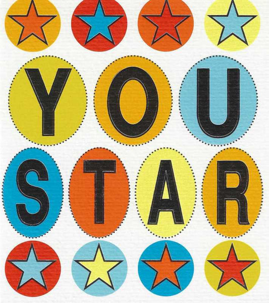 Congratulations Card - Congratulations - You Star