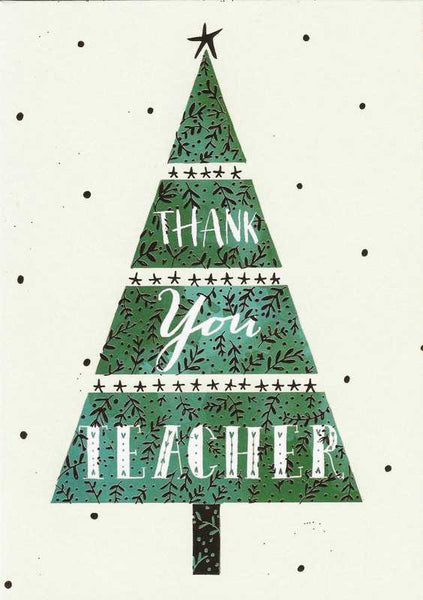 Christmas Card - Thank You Teacher