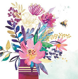 Blank Cards - Pack Of 8 - Full Blooms