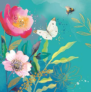 Blank Cards - Pack Of 8 - Full Blooms