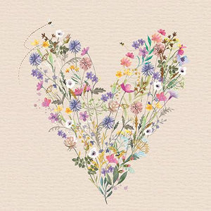 Blank Cards - Pack Of 8 - Meadow Flowers
