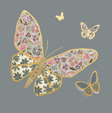 Blank Cards - Pack Of 8 - Floral Butterfly