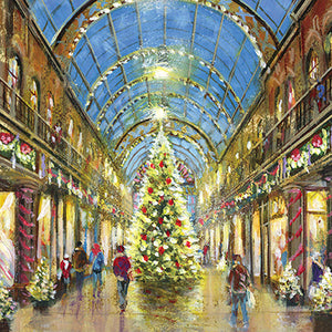 Christmas Cards - 10 Cards - Arcade / Christmas Lights