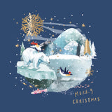 Tarjetas de Navidad - Paquete de 8 tarjetas de Navidad en cartera - Arctic Christmas